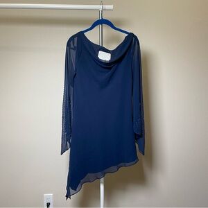 Alfred Angelo Mother of Bride Asymmetric Hem Top